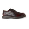 Men's Grafters 5 Eye Wing Cap Burgundy Brogue Gibson Shoes