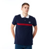 Sergio Tacchini Men's Maritime Navy Supermac Retro Polo Shirt