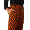 Compañía Fantástica Women's Straight Leg Geometric Zigzag print trousers
