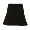 Viper London Mini Skirt 16.5 Inch Wraparound Black Loosely Pleated Kilt Skirt