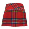 Viper London 13 Inch Red Tartan Micro Mini Kilt Skirt