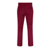 Relco Mens Sta-Press Vintage Mod Burgundy Trousers