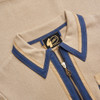 Gabicci Mens Polo Shirt With Quarter Zip Style Ladd Retro 60s & 70s