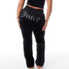 Juicy Couture Tina Black Lounge Pants With Diamante Logo