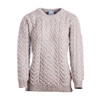 Aran Woollen Mills Unisex Super Soft Merino Cable Aran Sweater