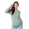 Aran Woollen Mills Womens Supersoft Merino Raglan Sweater