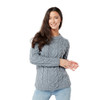 Aran Woollen Mills Womens Supersoft Merino Raglan Sweater