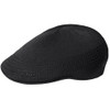 Mens Kangol Iconic 507 Tropic Ventair Black Flat Cap