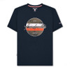 Lambretta Mens Vintage Print Mod T-shirt Navy