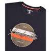 Lambretta Mens Vintage Print Mod T-shirt Navy