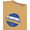 Lambretta Mens Vintage Print Mod T-shirt Sand