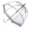 Fulton Umbrellas Clear Silver Birdcage Dome Umbrella