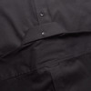 Mens Relco Oxford Short Sleeve Black Button Down Mod Shirt