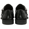 Frank Wright Mens Black Monk Shoe With 2 Straps