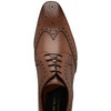 Frank Wright Mens Tan Work Lace-Up Brogue Shoes