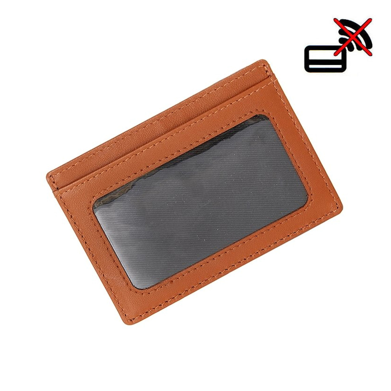 Dents Gloves Men's Slim RFID Blocking 2-Tone Credit Card Holder Leather  Wallet
