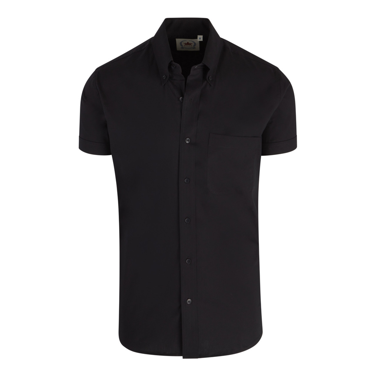 Oxford Short Sleeve Mod Shirt Men's | Relco | Retro Star
