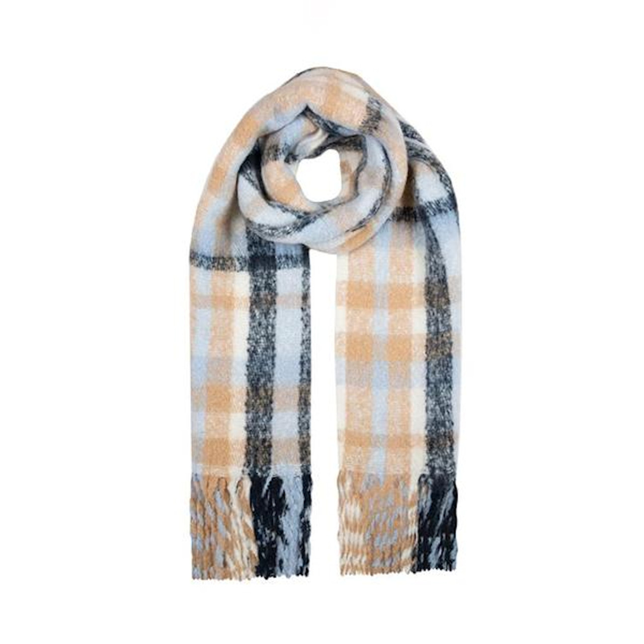 Dents Women's Checked Blanket Scarf