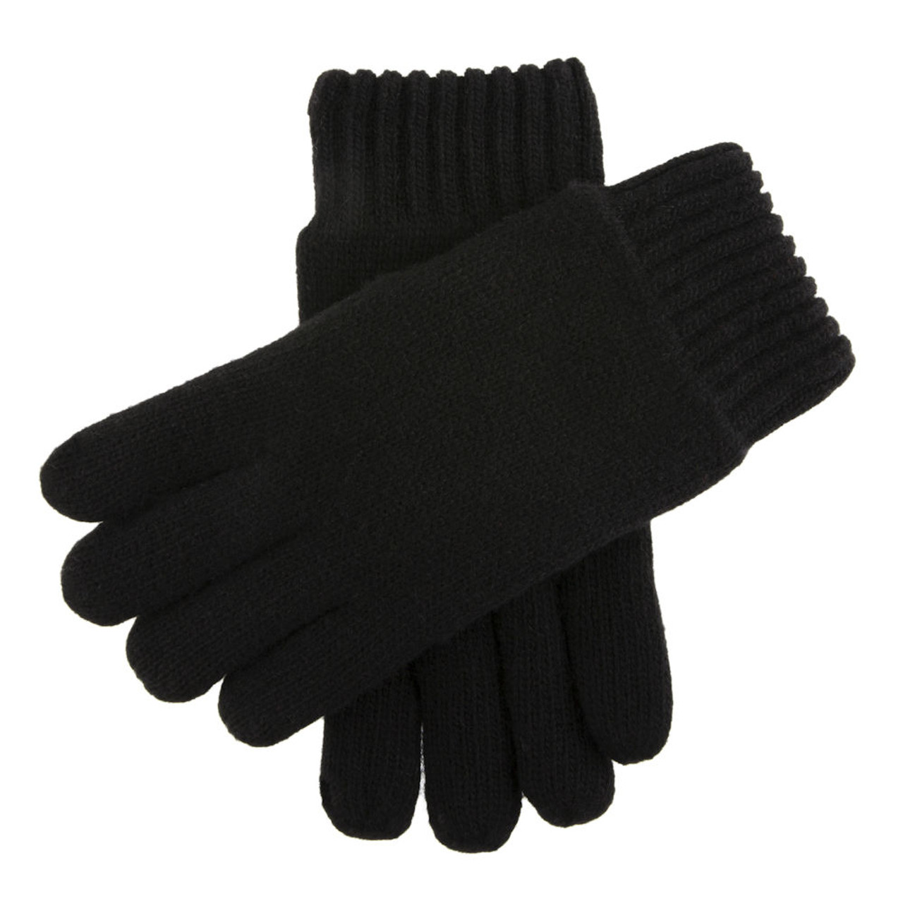 men's wool gloves black