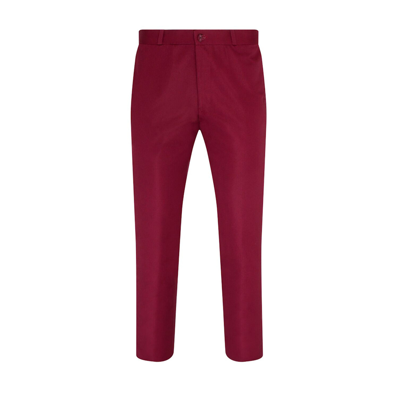 Burgundy Sta-Press Stay Press Mens Mods Trousers Pants | Relco | Retro ...