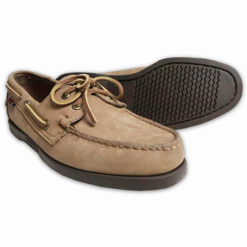 Sebago Mens Portland Nubuck Wax Docksides Boat Shoes