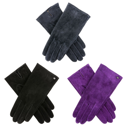 Dents Women's Emily Light Suede Leather Gloves