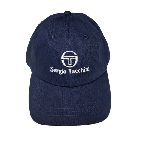 Sergio Tacchini Gilberto Unisex Maritime Blue Baseball Cap - One Size