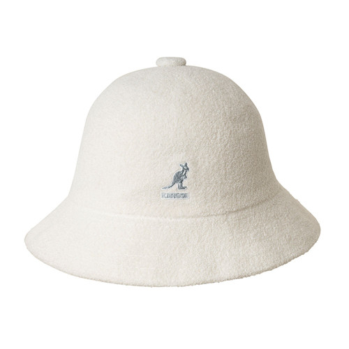 Kangol Mens Retro Bermuda Casual White Bucket Hat