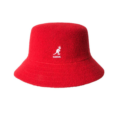 Kangol Mens Vintage Red Bermuda Bucket Hat
