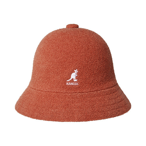 Kangol Mens Retro Bermuda Casual Fiery Orange Bucket Hat