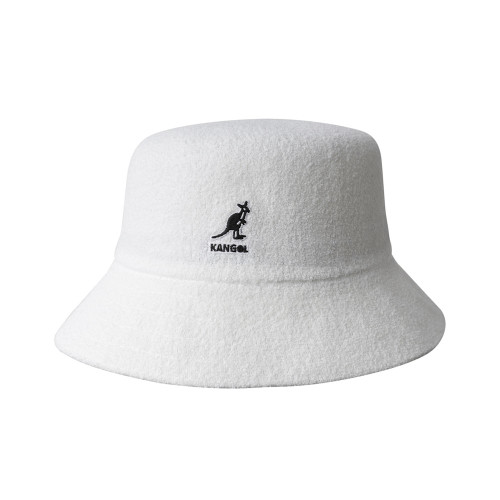 Kangol Mens Vintage White Bermuda Bucket Hat