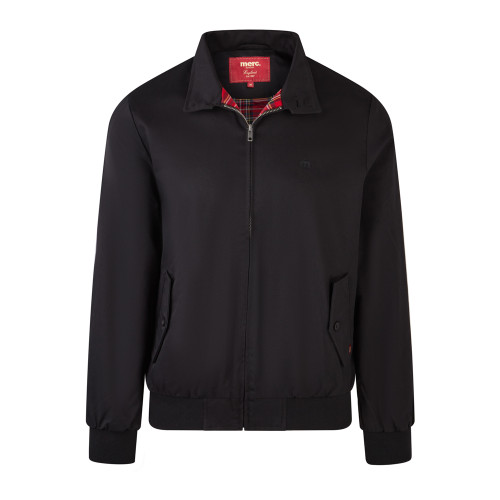 Merc London Mens Retro Black Harrington Jacket