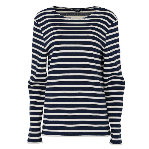 Womens Saint James Meridame II Breton Navy/Ecru Long Sleeve Top