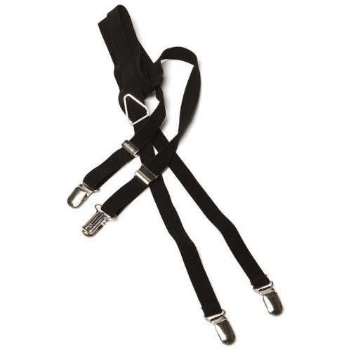 Merc London Mens Narrow Skinny Mod Drace Braces/Suspenders Black .65 inch (1.7cm)