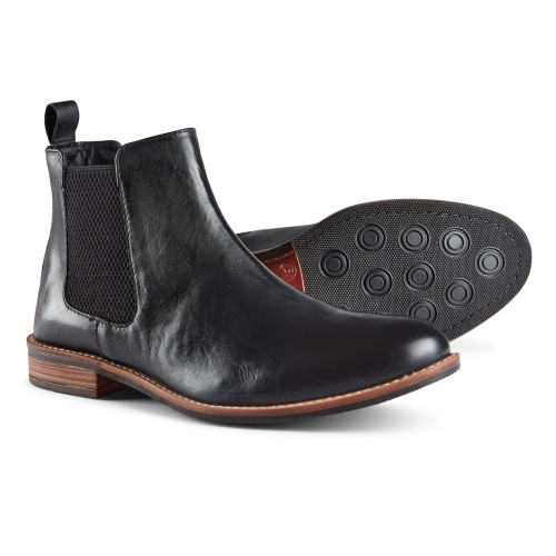 Roamers Mens Leather Chelsea Mod Boots