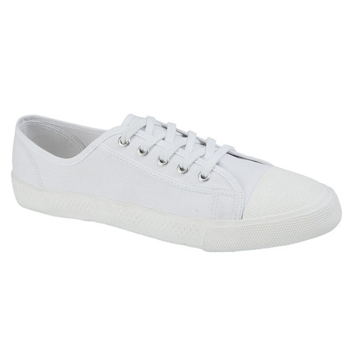 Mens Dek 5 Eye Soft Canvas Plimsol Shoe