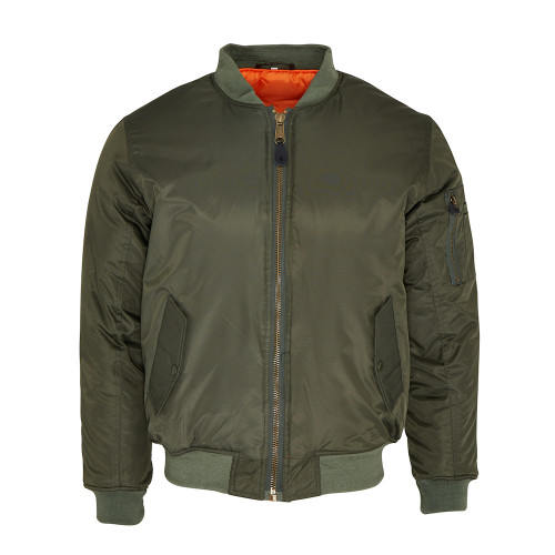 Mens Olive MA1 Jacket| Relco | Retro Star London