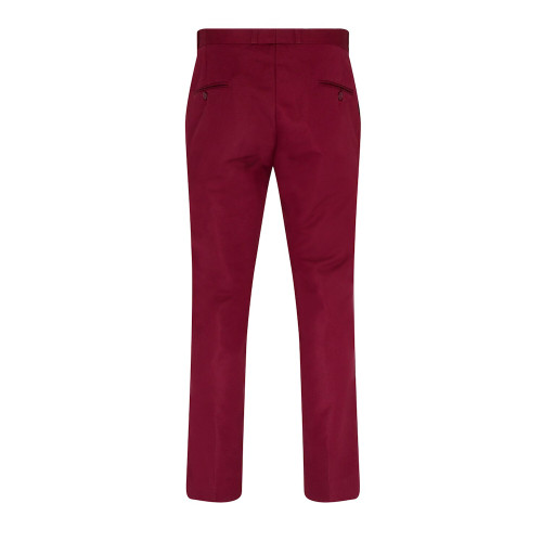 Burgundy Slim Fit Trousers