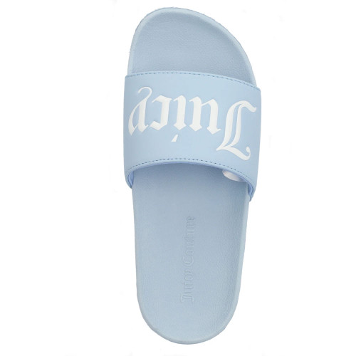 Juicy Couture Womens Blue Patti Pool Side Sliders