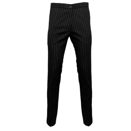 Cavani Invincible Navy Trousers | Mens Pinstripe Trousers | THREADPEPPER –  Swagger & Swoon