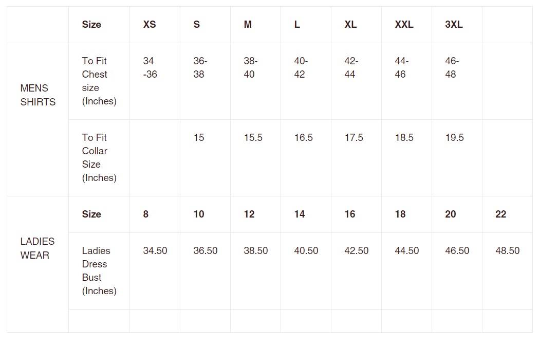 rock and roll jeans size chart