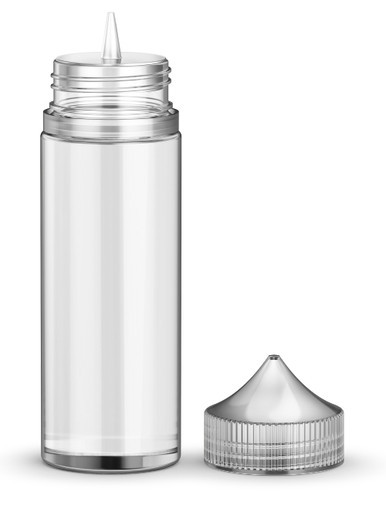 vape juice turning brown 60mL Clear Chubby Gorilla Unicorn Bottle (Clear) by Chubby Gorilla main image 1