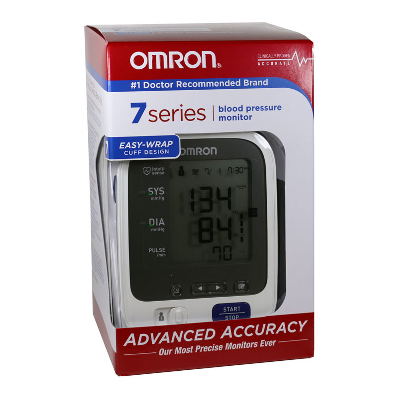 Omron 7 Series Upper Arm Blood Pressure Monitor with Cuff that fits  Standard and Large Arms (BP760N) 