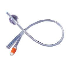 2-way 100% Silicone Foley Catheter 22 Fr 30 Cc