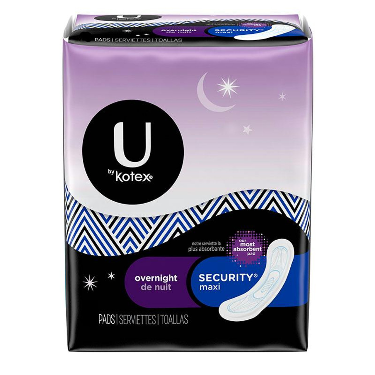 U by Kotex Premium Overnight Maxi Pads - 6901404 