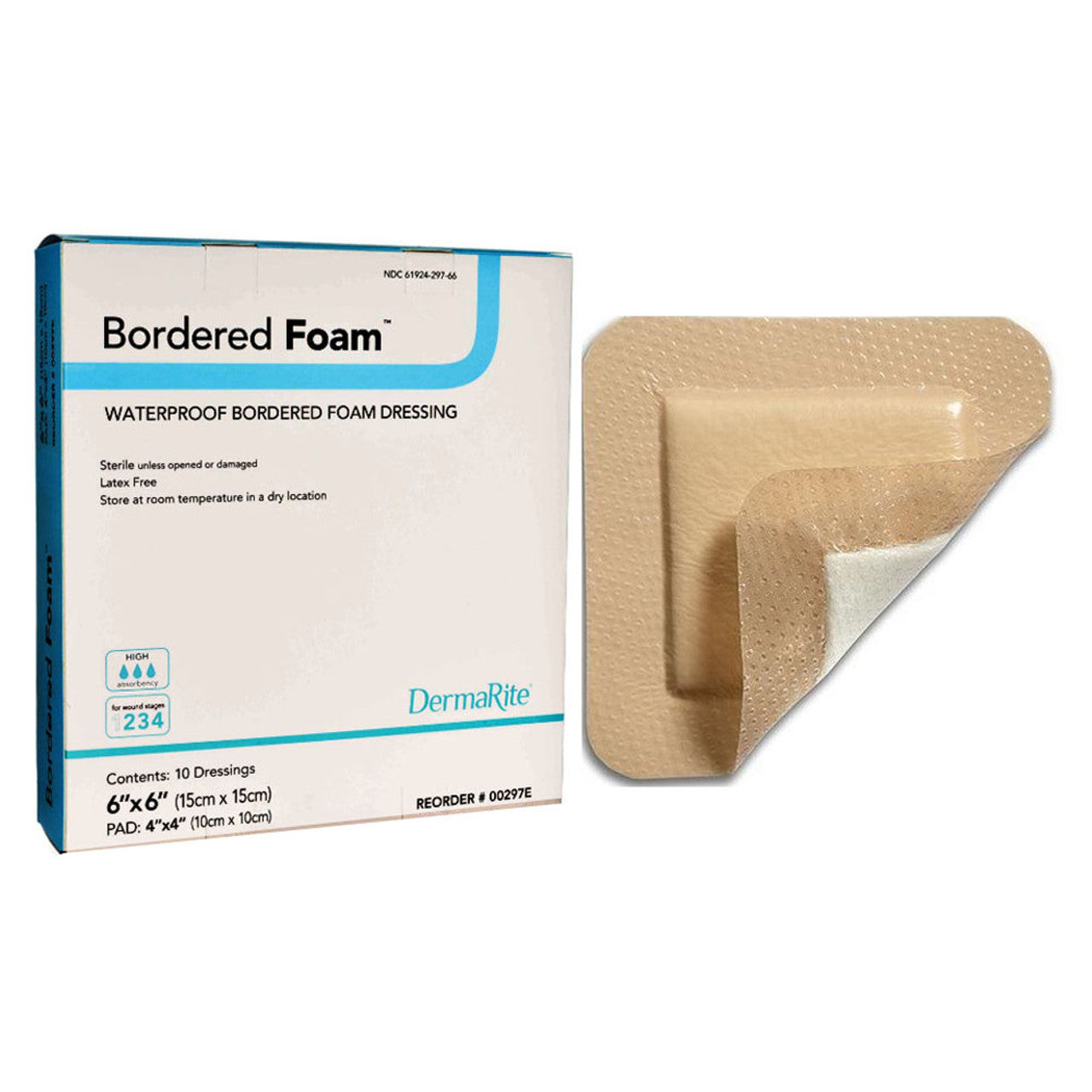 waterproof wound dressing Fixic 7 PCS Set Transparent Film - 9 x 9 in Transparent Dressing Waterproof to Cover Wounds - Premium Waterproof Bordered Foam Waterproof Wound Dressing,