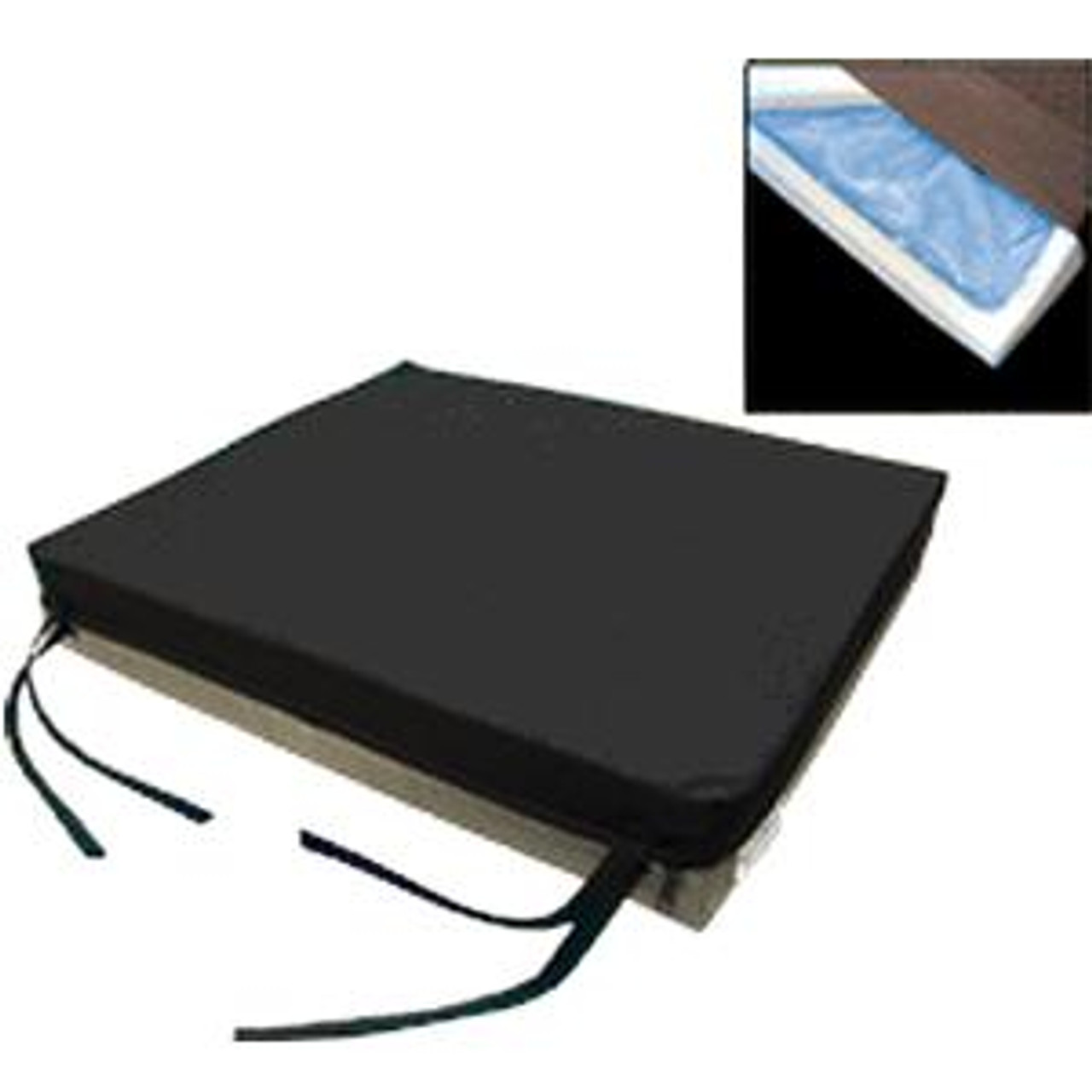 2 Gel/Foam Gel-U-Seat Cushion 16 x 16