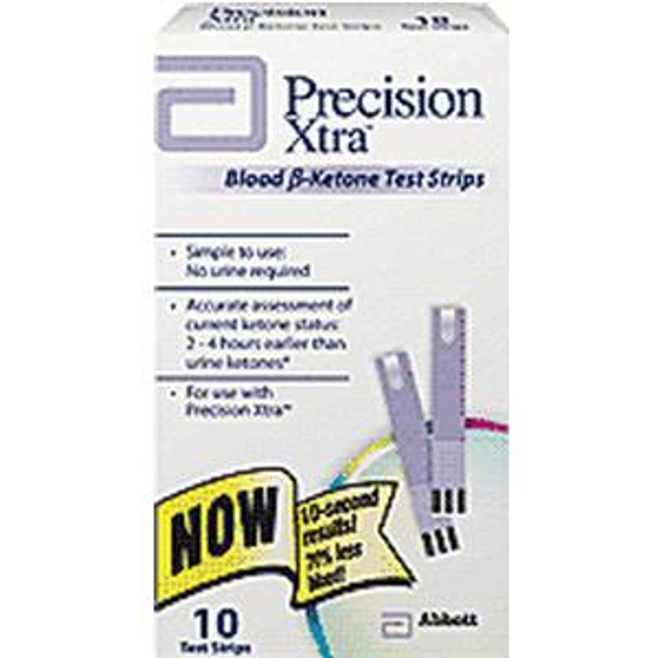Abbott Precision Xtra Blood Glucose Test Strips, 100 count