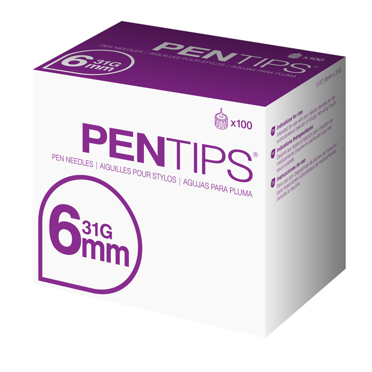 Owen Mumford Unifine Pentips Pen Needles 4mm x 32g - BX 100