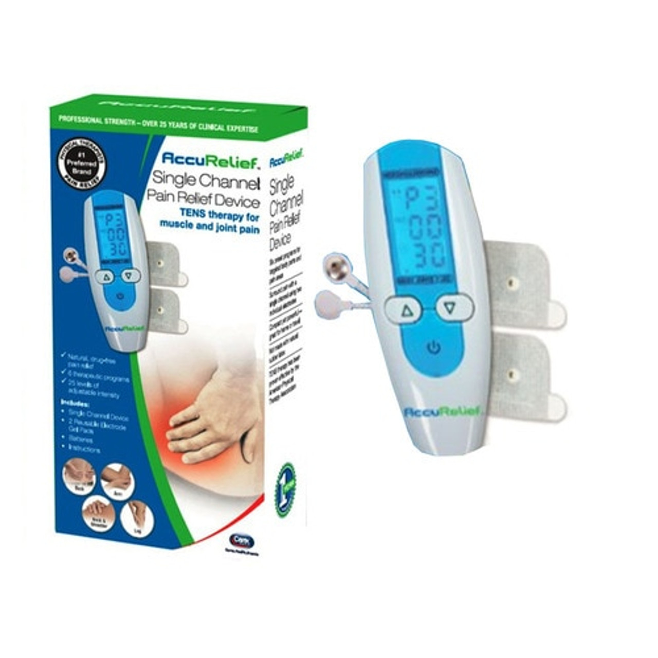 AccuRelief Dual Channel Tens - Carex Health Brands
